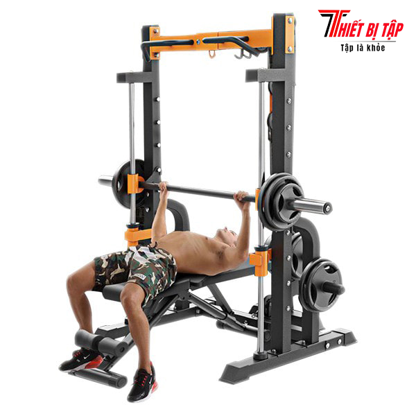 Bộ Khung Gánh Tạ Đa Năng K8 - Kèm Ghế Tạ day nguc voi khung ganh ta K8