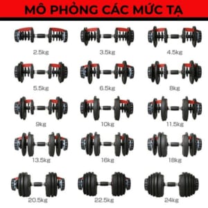 mo phong cac muc ta tay bowflex 552