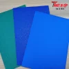 a group of blue and green sheets